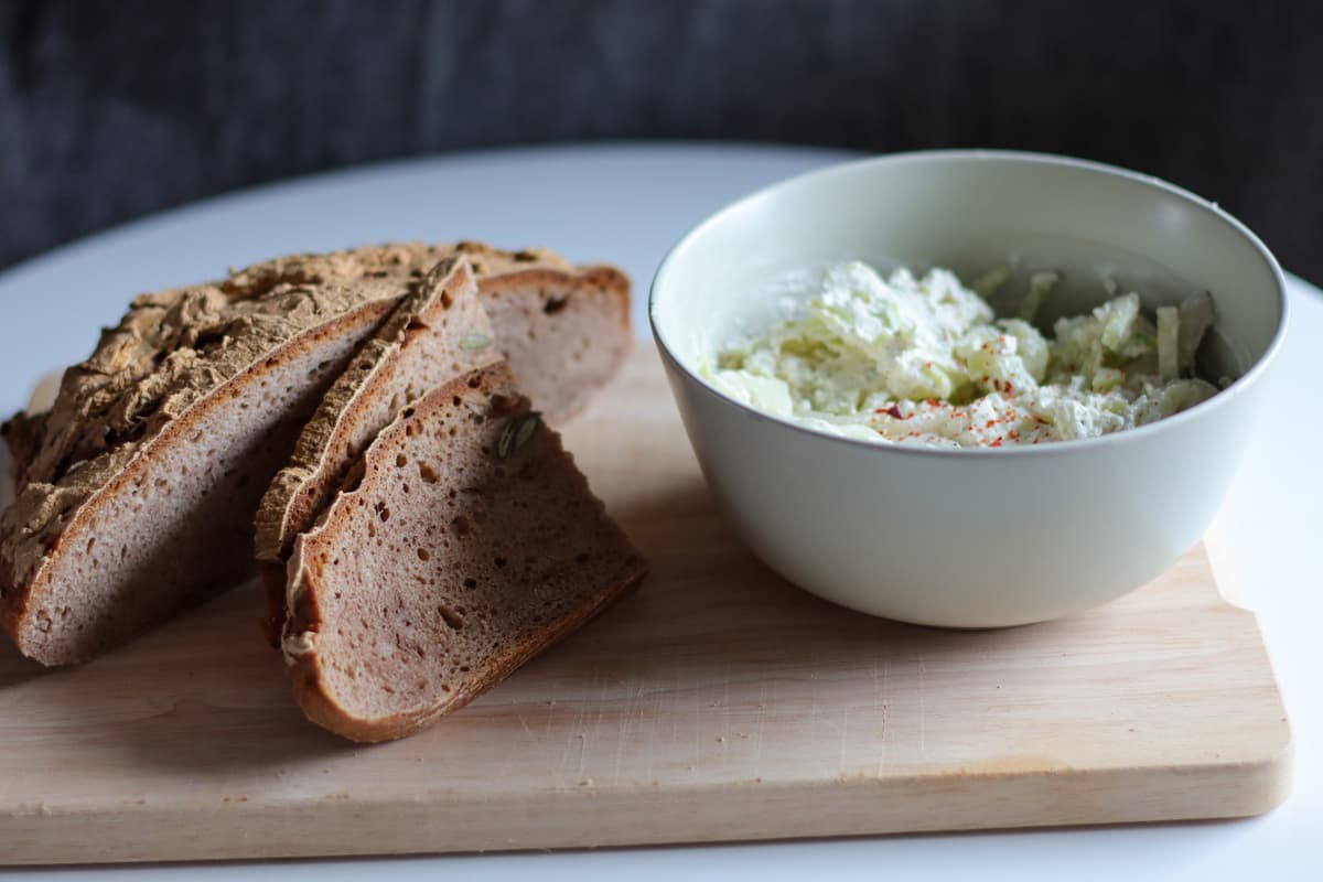 Gurken-Kohlrabi Salat