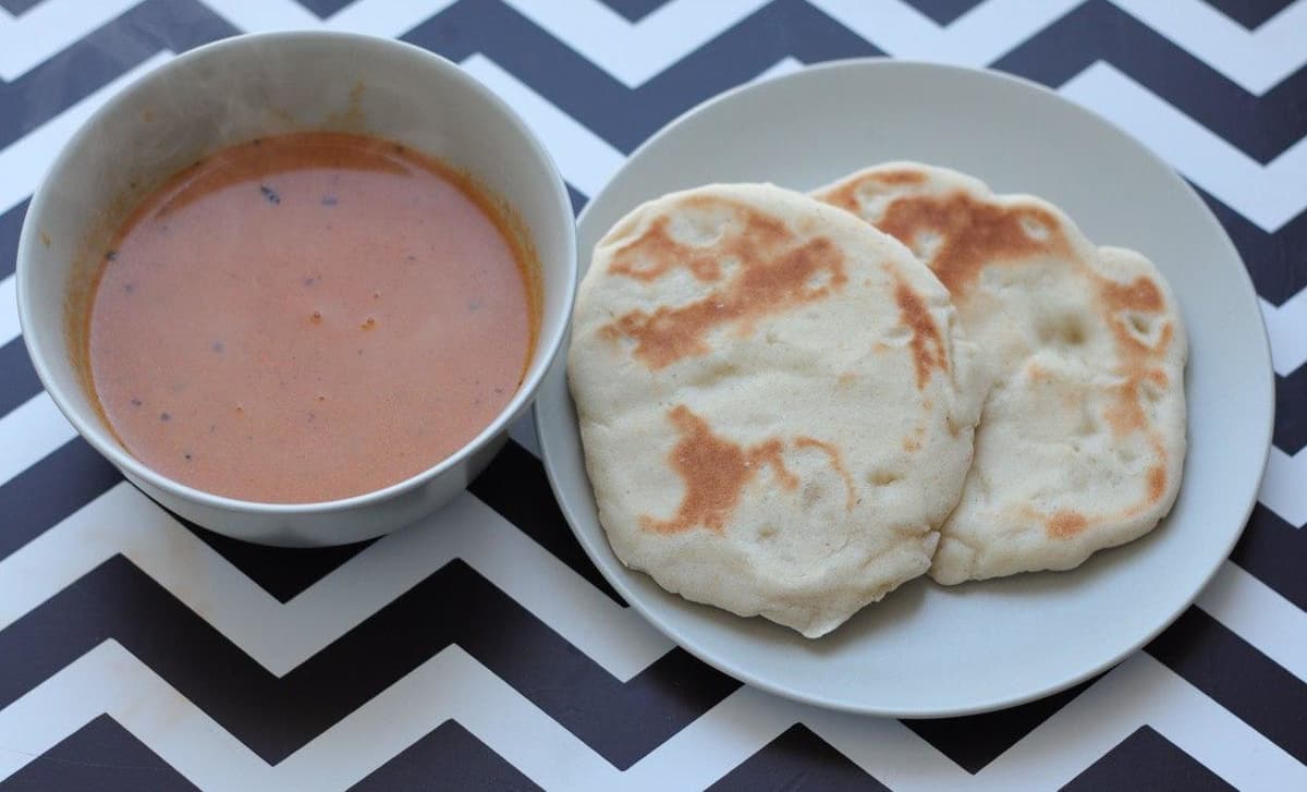 Glutenfreies Naan Brot
